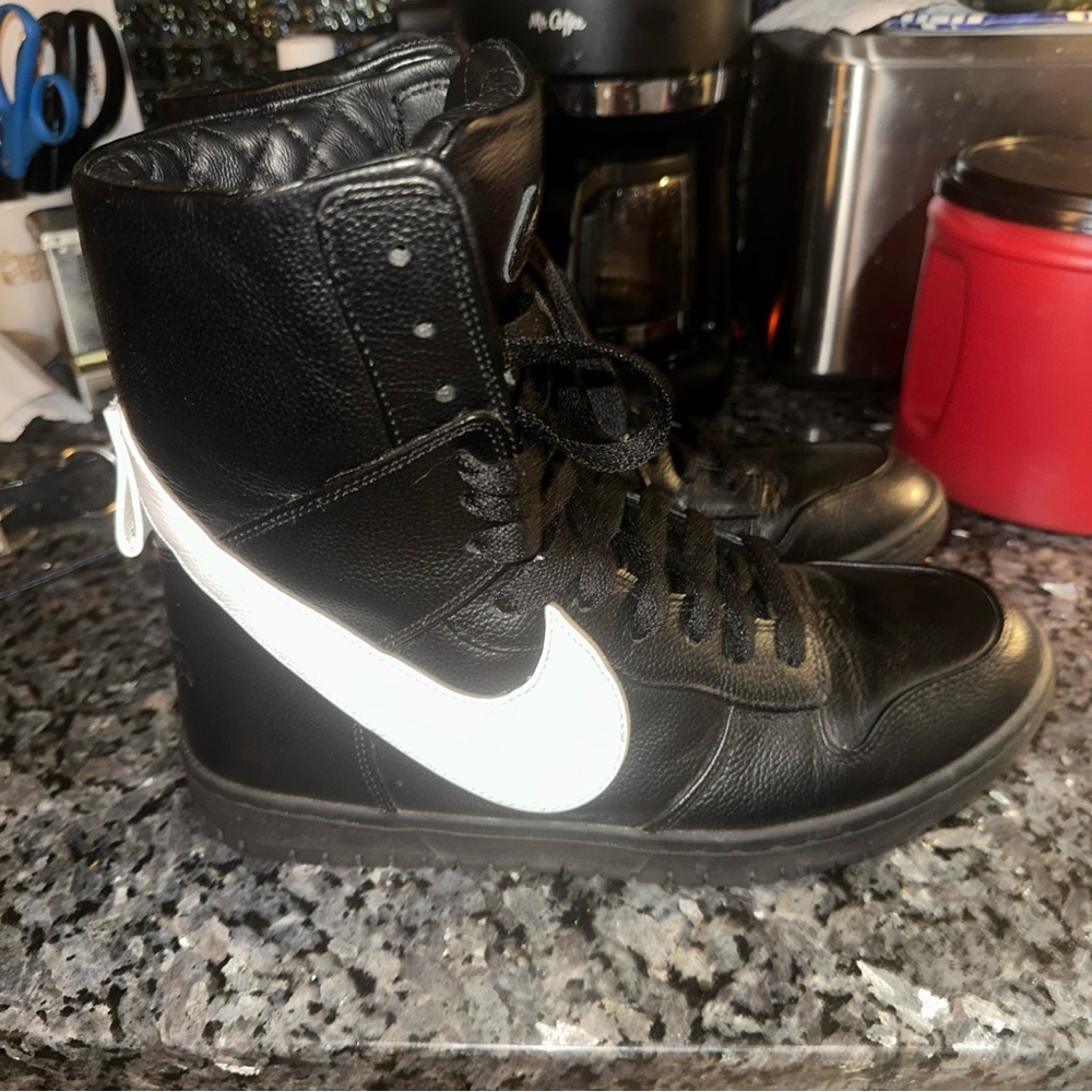 Nike High-Top Black and White Athletic Shoes